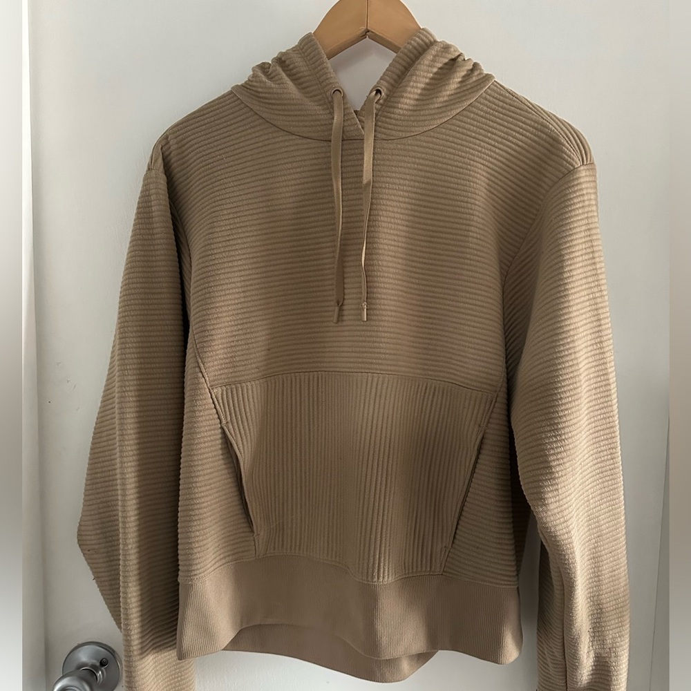 🌻 DSG Tan Ribbed Hoodie 🌻